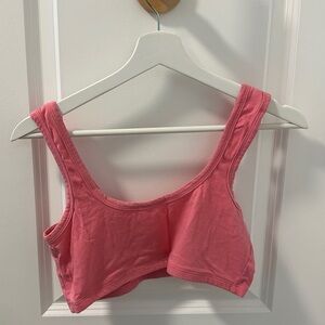 ARQ wide strap bra bubblegum pink size L
